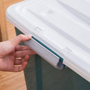 Multipurpose Plastic Storage Box with Lid Laundry Basket 24.5 cm