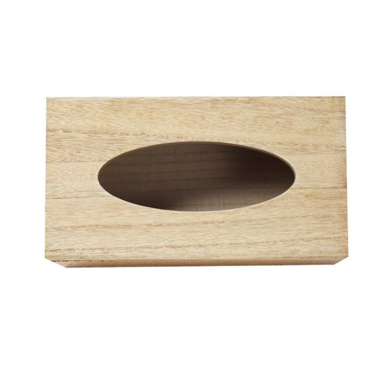 Premium Quality Rattan Design MDF Rectangular Tissue Box Napkin Holder 25*13*8 cm (Ctn Box 36 units)