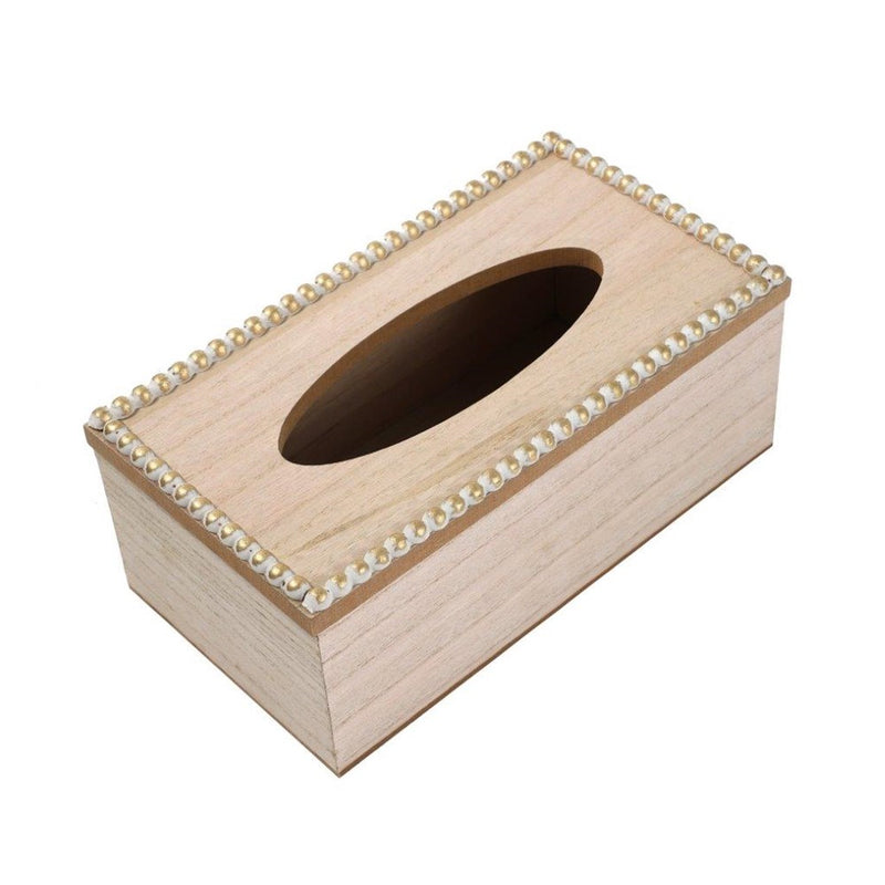 Premium Quality Rattan Design MDF Rectangular Tissue Box Napkin Holder 25*13*8 cm (Ctn Box 36 units)