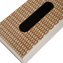 Premium Quality Rattan Design MDF Rectangular Tissue Box Napkin Holder 25*13*8 cm (Ctn Box 36 units)