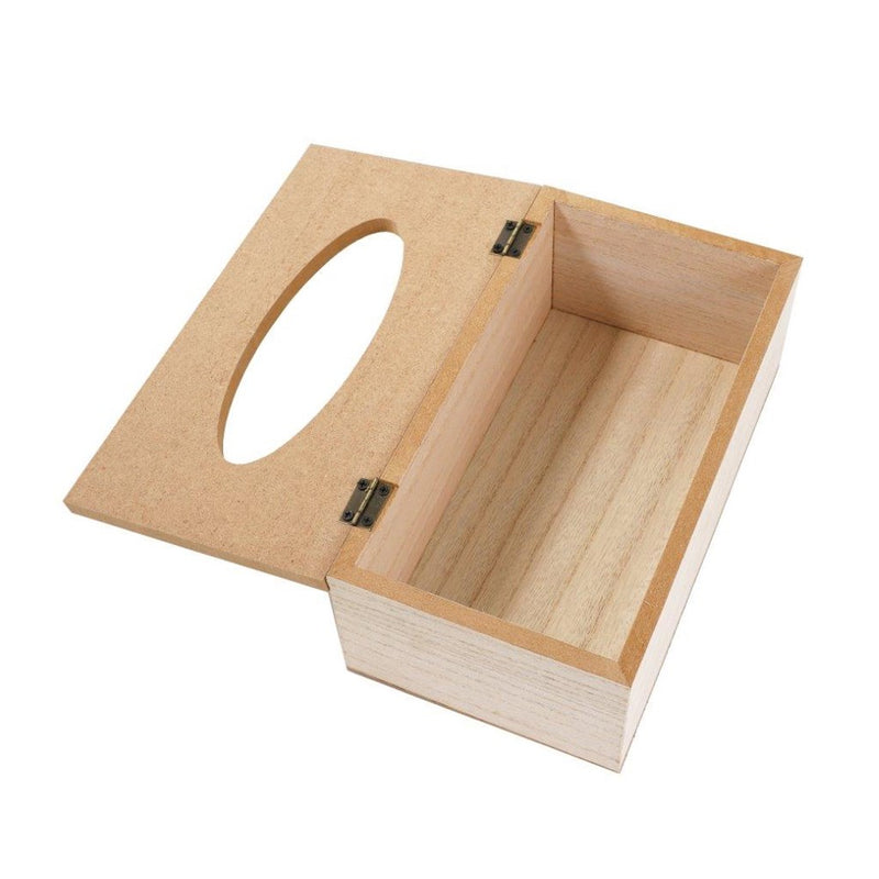 Premium Quality Pearl Border Design MDF Rectangular Tissue Box Napkin Holder 25*13*8 cm (Ctn Box 36 units)