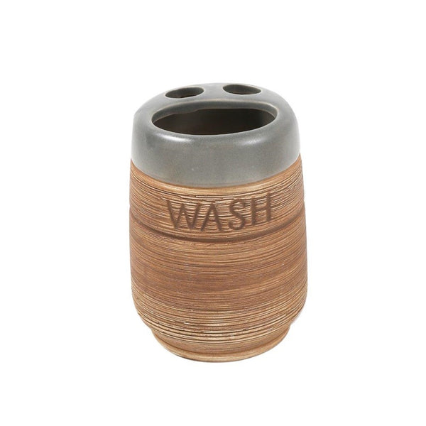Ceramic Bathroom Accessories Soap Dispenser Toothbrush Holder 4 Pcs Set (Ctn Box 18 units)
