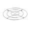 Metal Pot Stand Burner Rack Trivet 98.3g/18 cm