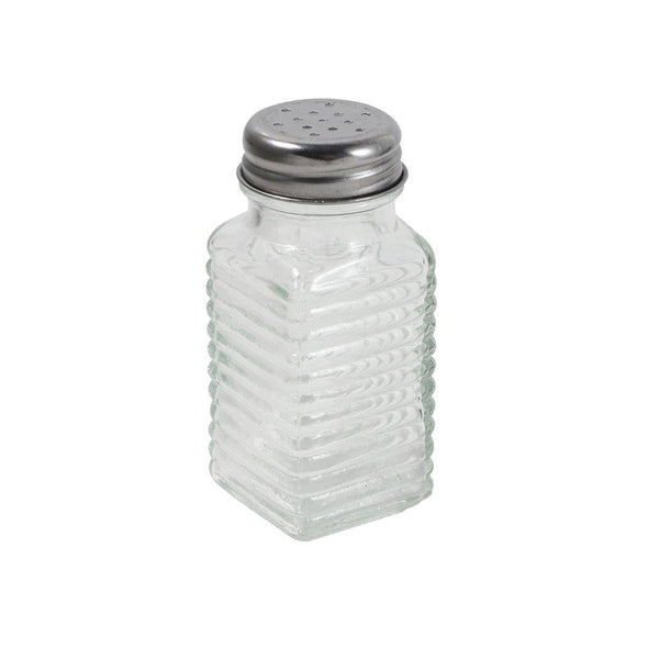 Mason Jar Style Glass Condiment Salt & Pepper Shaker Set of 2 Pcs 3.8*8.8 cm