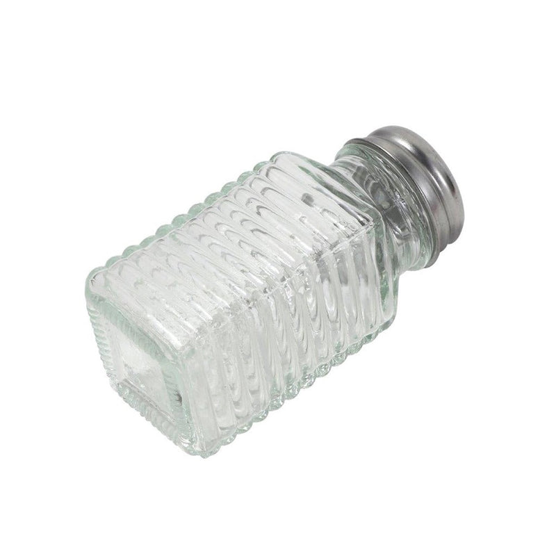 Mason Jar Style Glass Condiment Salt & Pepper Shaker Set of 2 Pcs 3.8*8.8 cm