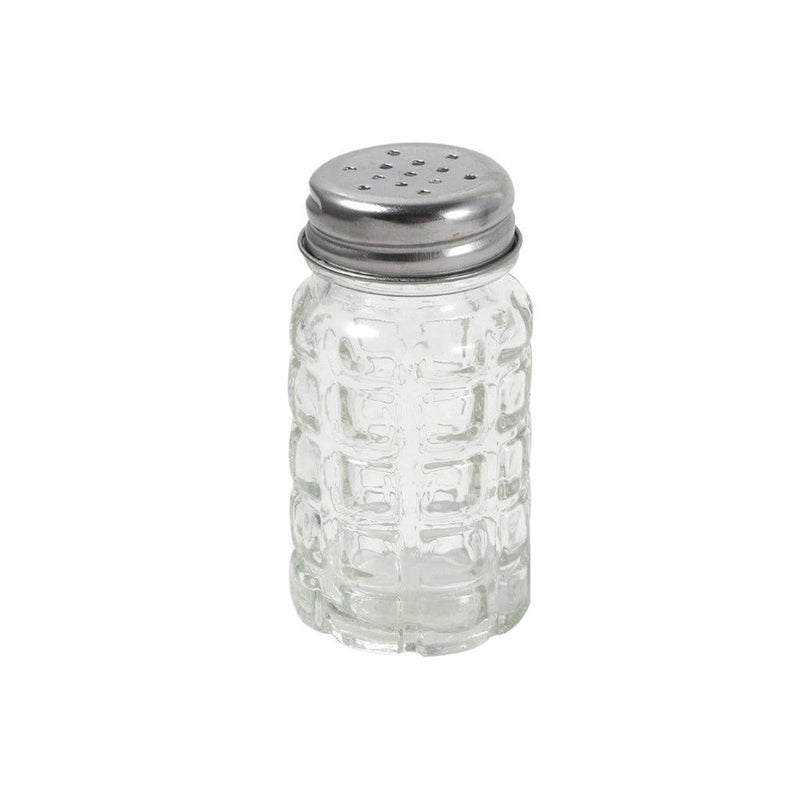 Mason Jar Style Glass Condiment Salt & Pepper Shaker Set of 2 Pcs 3.8*8.8 cm