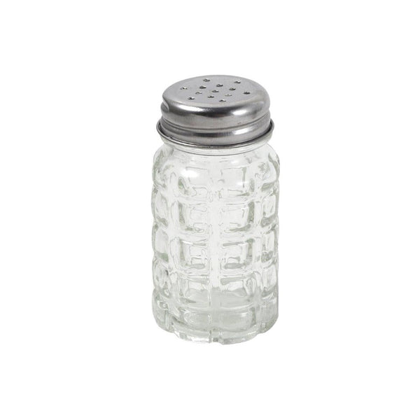 Mason Jar Style Glass Condiment Salt & Pepper Shaker Set of 2 Pcs 3.8*8.8 cm