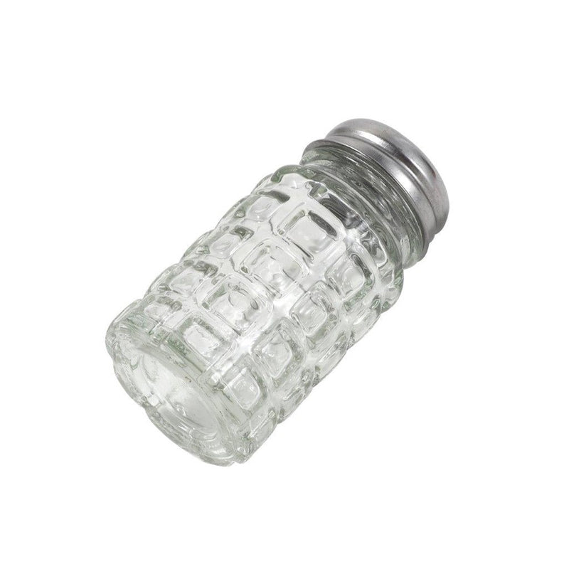 Mason Jar Style Glass Condiment Salt & Pepper Shaker Set of 2 Pcs 3.8*8.8 cm