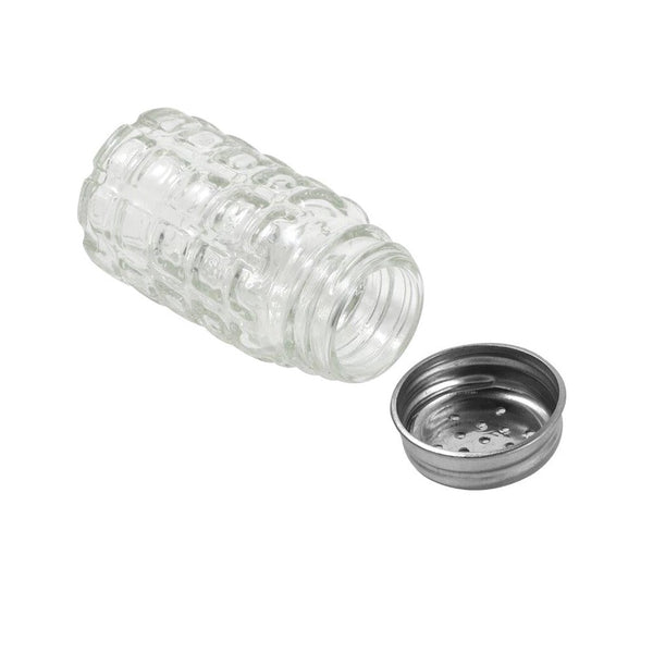 Mason Jar Style Glass Condiment Salt & Pepper Shaker Set of 2 Pcs 3.8*8.8 cm