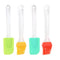 Non Stick Heat Resistant Silicone Spatula and Oil Brush Set 23 cm/21.5 cm