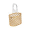 Multifunctional Gold Basket Style Acrylic Cutlery Holder Chopsticks Stand 24*10 cm