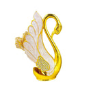 Stainless Steel Gold Swan Spoon Set Cutlery Holder Set of 6 PCs 15 cm (Ctn Box 100 units)