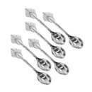 Stainless Steel Silver Swan Spoon Set Cutlery Holder Set of 6 PCs 15 cm (Ctn Box 100 units)