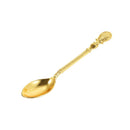 Stainless Steel Gold Swan Spoon Set Cutlery Holder Set of 6 PCs 15 cm (Ctn Box 100 units)