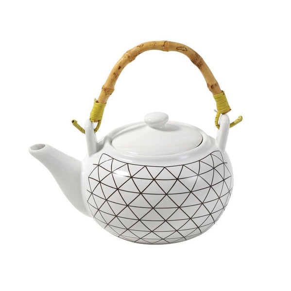 Ceramic Tea Pot Coffee Serving Kettle Abstract Pattern 17*13*11.5 cm (Ctn Box 24 units)