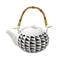 Ceramic Tea Pot Coffee Serving Kettle Abstract Pattern 17*13*11.5 cm