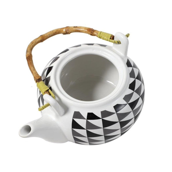Ceramic Tea Pot Coffee Serving Kettle Abstract Pattern 17*13*11.5 cm (Ctn Box 24 units)