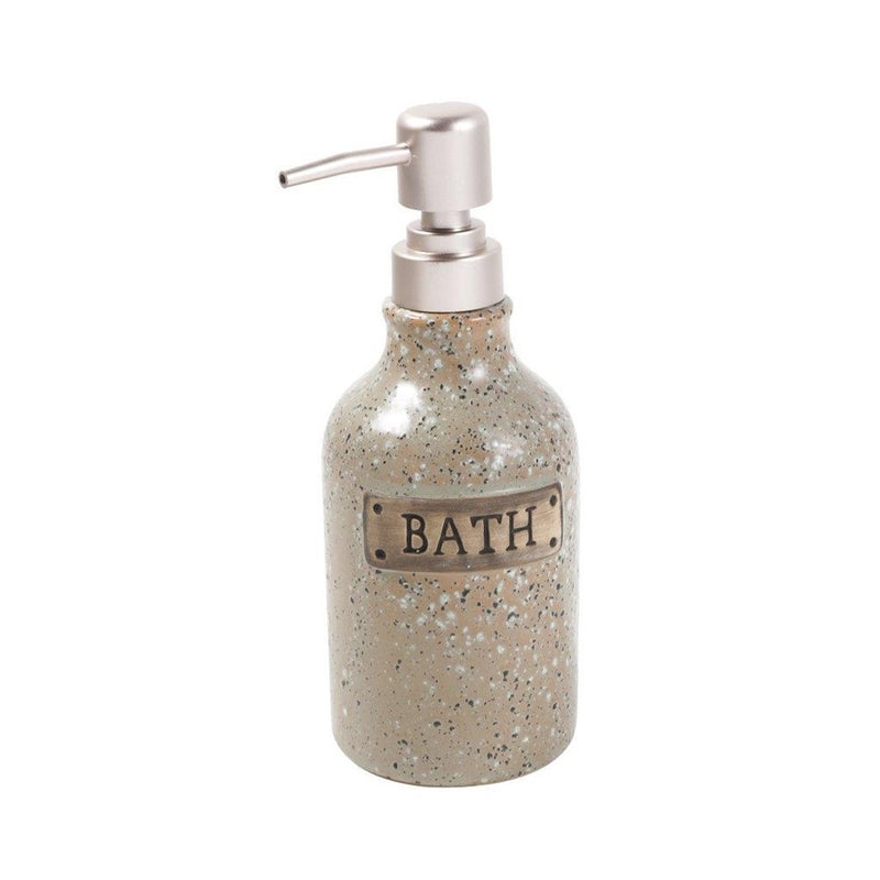 Ceramic Bathroom Accessories Soap Dispenser Toothbrush Holder 4 Pcs Set 7.5*19.5/7.5*11/11*6*11/13.5*9*3 cm (Ctn Box 18 units)