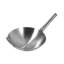 Stainless Steel Deep Wok Pan Round Base For Gas Burner 43 cm (Ctn Box 20 units)