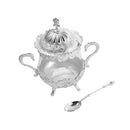 Silver Plated Sugar Pot with Spoon 14 cm (Ctn Box 48 units)