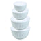 Plastic Multipurpose Airtight Mixing Bowls Salad Bowls Set of 4 Pcs (Ctn Box 12 units)