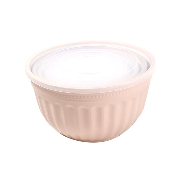 Plastic Multipurpose Airtight Mixing Bowls Salad Bowls Set of 4 Pcs (Ctn Box 12 units)