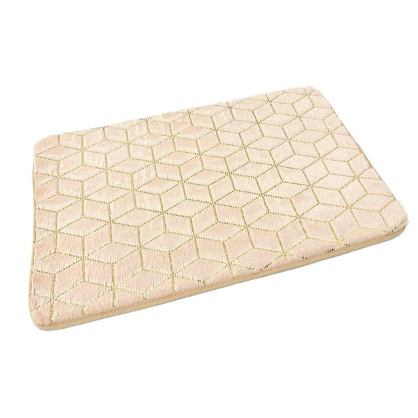 Multi-color Non Slip Water Absorbent Bath Mat Set of 2 Pcs 50*80/50*40 cm