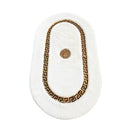 Fluffy Super Soft Greek Key Design Non Slip Water Absorbent Bath Mat 90*60 cm