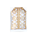 Decorative Artistic Abstract Shape Gold Frame Wall Mirror 26*40 cm (Ctn Box 12 units)