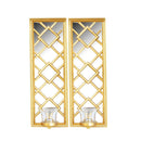 Decorative Artistic Abstract Shape Gold Frame Wall Mirror 26*40 cm (Ctn Box 12 units)