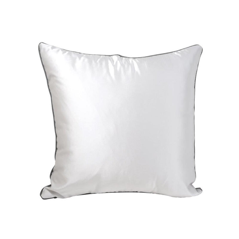 Modern Decorative Silver Blue Floral Print Cushion Cover Pillowcase 50*50 cm