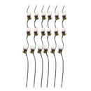 Realistic Touch Dried Leaf Artificial Flower Stems Garland Set of 5 For Vase Centrepiece Wedding Party 1.55 Meter (Ctn Box 100 units)