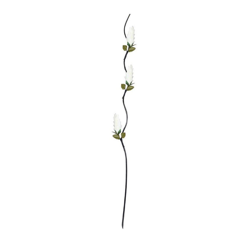 Realistic Touch Dried Leaf Artificial Flower Stems Garland Set of 5 For Vase Centrepiece Wedding Party 1.55 Meter (Ctn Box 100 units)