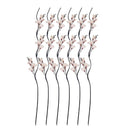 Realistic Touch Dried Leaf Artificial Flower Stems Garland Set of 5 For Vase Centrepiece Wedding Party 1.55 Meter (Ctn Box 120 units)