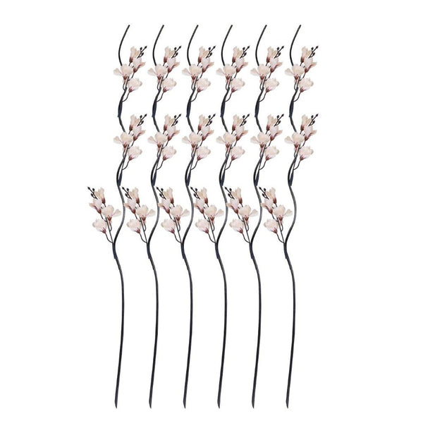 Realistic Touch Dried Leaf Artificial Flower Stems Garland Set of 5 For Vase Centrepiece Wedding Party 1.55 Meter (Ctn Box 120 units)