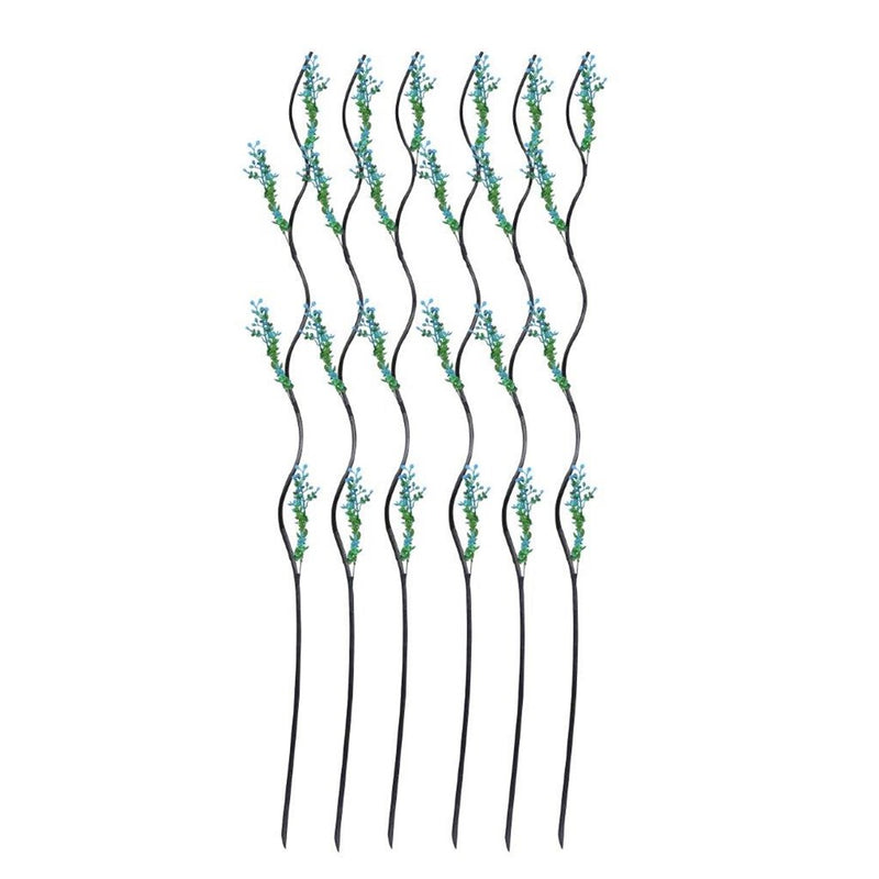 Realistic Touch Eucalyptus Artificial Flower Stems Garland Set of 5 For Vase Centrepiece Wedding Party 1.55 Meter (Ctn Box 100 units)