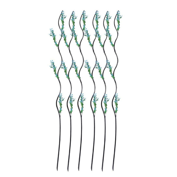 Realistic Touch Eucalyptus Artificial Flower Stems Garland Set of 5 For Vase Centrepiece Wedding Party 1.55 Meter (Ctn Box 100 units)