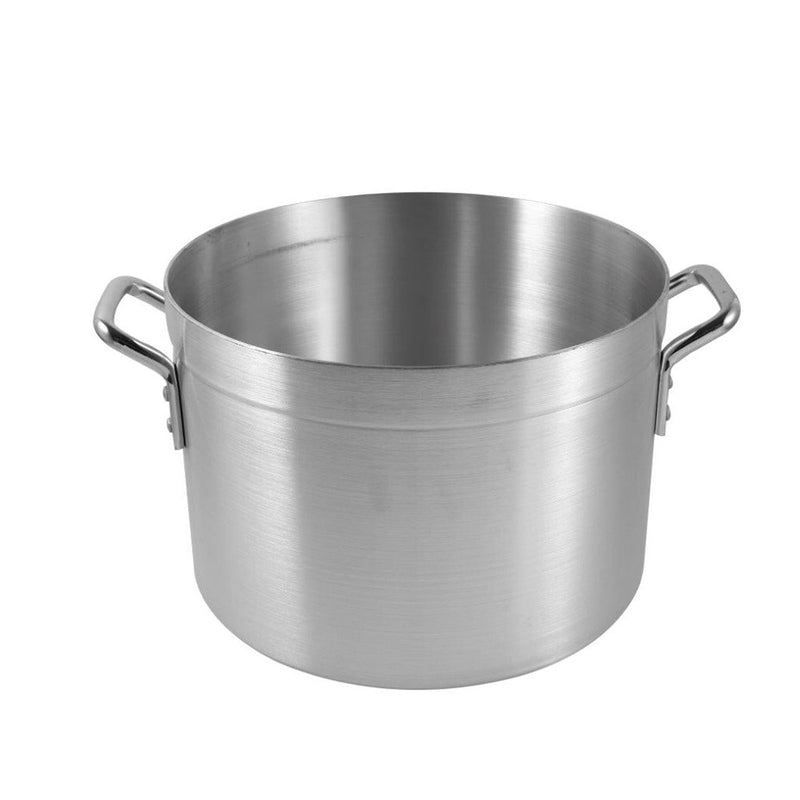 Aluminium Deep Stockpot Heavy Base Casserole with Lid Set of 4 Pcs 36*25;39*25;42*25;45*25 cm