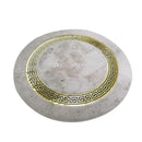 Fluffy Super Soft Greek Key Design Non Slip Waterproof Floor Mat 150 cm