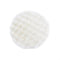 Fluffy Super Soft Vanilla White Design Non Slip Waterproof Floor Mat 90 cm