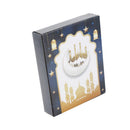 Decorative Ramadan Arabic Style Gold Metal Crescent Moon Chimes 20*65 cm