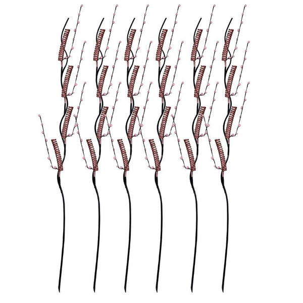 Realistic Touch Rattan Sticks Artificial Flower Stems Garland Set of 5 For Vase Centrepiece Wedding Party 1.55 Meter (Ctn Box 120 units)