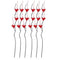 Realistic Touch Magnolia Artificial Flower Stems Garland Set of 5 For Vase Centrepiece Wedding Party 1.55 Meter (Ctn Box 120 units)