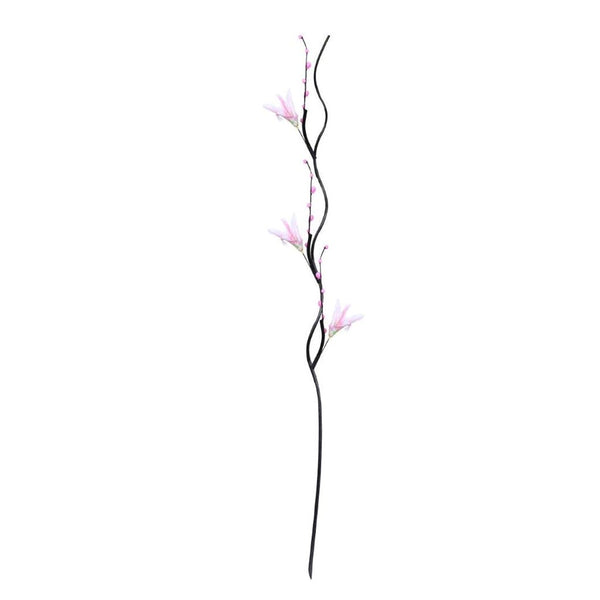 Realistic Touch Magnolia Artificial Flower Stems Garland Set of 5 For Vase Centrepiece Wedding Party 1.55 Meter (Ctn Box 120 units)