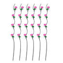 Realistic Touch White Rose Artificial Flower Stems Garland Set of 5 For Vase Centrepiece Wedding Party 1.55 Meter (Ctn Box 120 units)