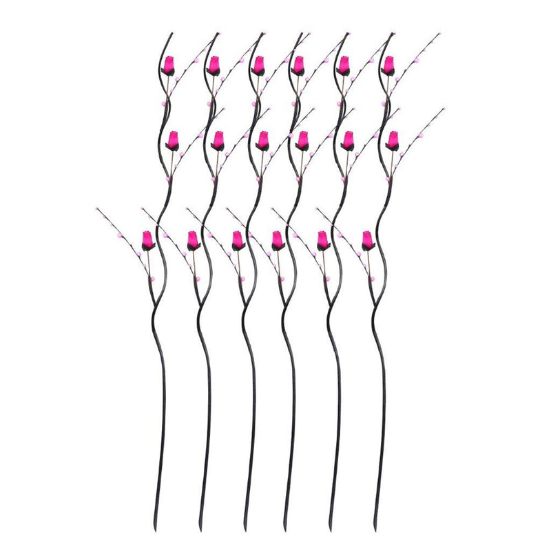 Realistic Touch Dried Flower Artificial Flower Stems Garland Set of 5 For Vase Centrepiece Wedding Party 1.55 Meter (Ctn Box 100 units)