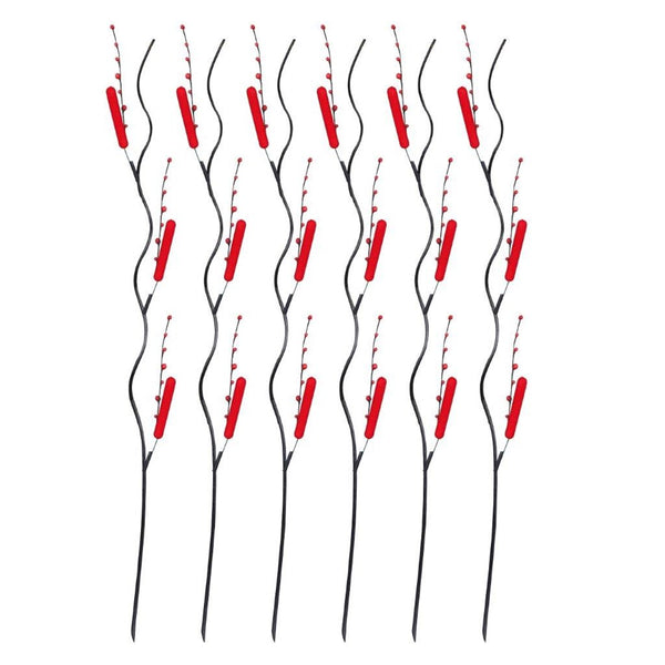 Realistic Touch Dried Flower Sticks Artificial Flower Stems Garland Set of 5 For Vase Centrepiece Wedding Party 1.55 Meter (Ctn Box 120 units)