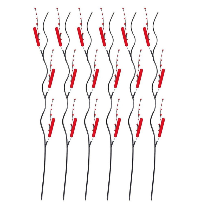 Realistic Touch Dried Flower Sticks Artificial Flower Stems Garland Set of 5 For Vase Centrepiece Wedding Party 1.55 Meter (Ctn Box 120 units)