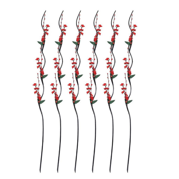 Realistic Touch Cherry Blossom Artificial Flower Stems Garland Set of 5 For Vase Centrepiece Wedding Party 1.55 Meter (Ctn Box 120 units)