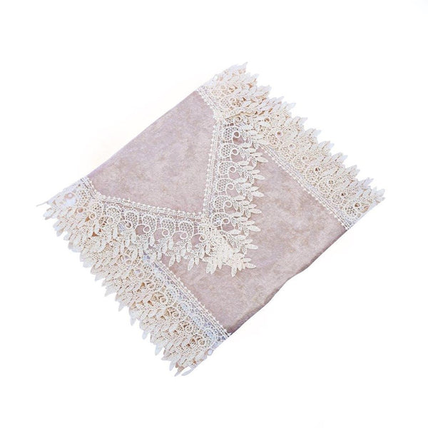 Deco Floral Lace Table Runner Kitchen and Dining Light Beige 200*40 cm